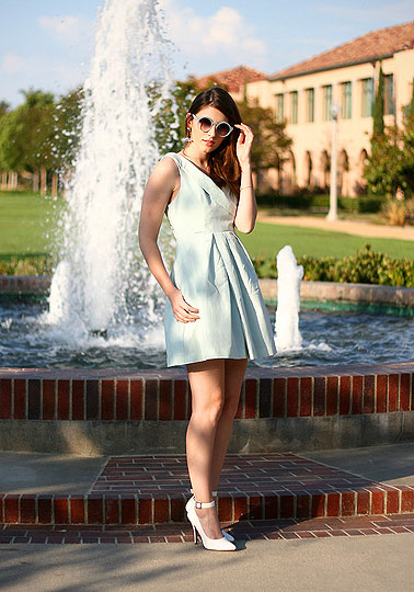 Aquamist and bhldn giveaway, Jade Elise, Bhldn dress, Weeken, Pleaser heels, Weeken, Jade Elise, 