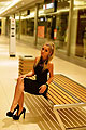 Black dress - Dress, Weeken, Heels-wedges, Weeken, Keidy Kelen, Ukraine