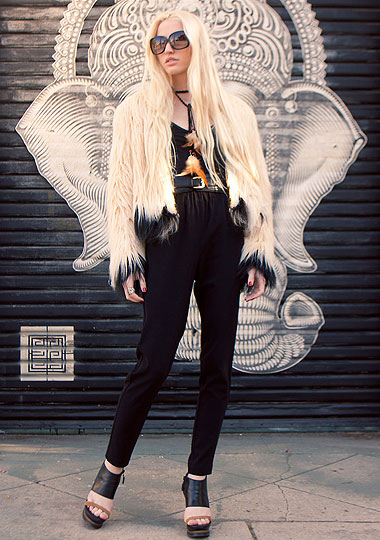 Fur and Adornments., Marie Hamm, Fur Jacket, Weeken, Pants, H&M, Wedges, Diane von Furstenberg, Marie Hamm, 