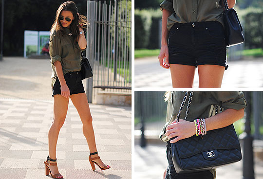 Khaki Green - Shirts, Weeken, Shorts, Weeken, Bags, Weeken, Heels-wedges, Weeken, Zina CH