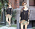 Summer floral, Top, Weeken, SHORTS, Weeken, Sandals, Weeken, Crystii Lin, Taiwan