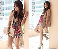 In This City - Boho lose dress, Weeken, Beige blazer, Weeken, Snake skin pumps, Weeken, Gold cuff, Weeken, Cheyser Pedregosa, Philippines