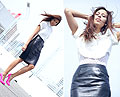 Montreal's Morning - Leather skirt, Weeken, Pumps, Weeken, Estate necklace, Weeken, Crop silk blouse, Weeken, Diamond grid bodysuit, American Apparel, Crystal Yeoms, Canada