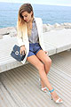 Mix & Match, Shirt, Zara, Shorts, Zara, Blazer, Mango, Heels-wedges, Weeken, IVANA J, Italy