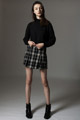 Simple love, Checked skirt, Zara, Boots, Zara, Maria Joanna, Poland