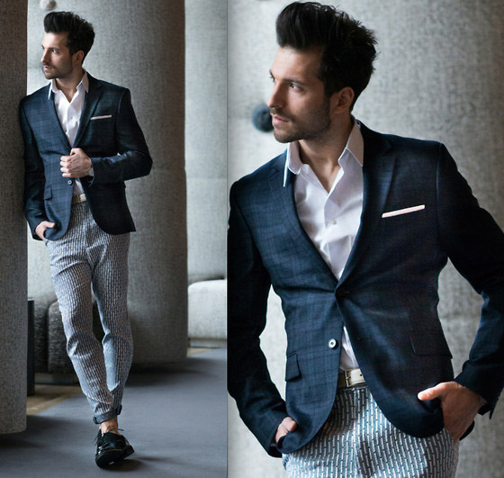 TOTAL LOOK #41, RAFAL MASLAK, JACKET, H&M, TROUSERS, Eyte, SHIRT, Zara, BELT, Zara, WATCH, Kraftfoods, RAFAL MASLAK, 