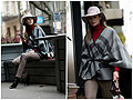 London style on Kyiv street, Cape, Burberry, Bag, Valentino, Trousers, Weeken, Hat, Maison Michel, Turtleneck sweater, Weeken, Shoes, Weeken, Anastasiia Masiutkina, Ukraine