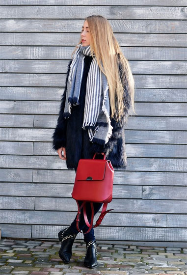 Winter sunny day - Scarf, Weeken, Boots, Weeken, Bag, Zara, Lisa