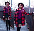 Tartan, Ear cuffs, Weeken, Coat, Weeken, Adriana Delia Barar, Romania