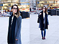 C is for Classic!, Coat, Zara, Scarf, Weeken, Glasses, Ray-Ban, Bag, Weeken, Pants, LEE, Shoes, Weeken, Olga Oktawia, Poland