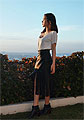 SUNSET, Fringe leather skirt, Weeken, Boots, Kenzo, Shirt, Weeken, Belle Sirisoonthorn, Thailand