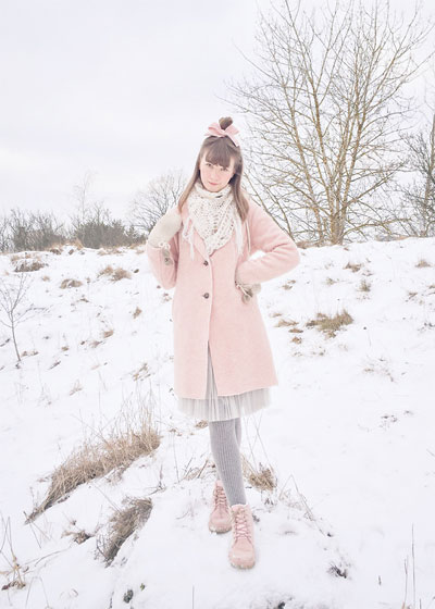 Drowning in pink - Coat, Zara, Maiju Laine, Finland