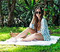 STRIPED SMILES, Sunglasses, Weeken, Shirt, Weeken, Andrea Nahle, Mexico