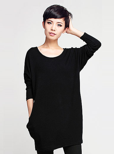 Autumn round neck long-sleeved sweater loose minimalist Autumn round neck long-sleeved sweater loose minimalist