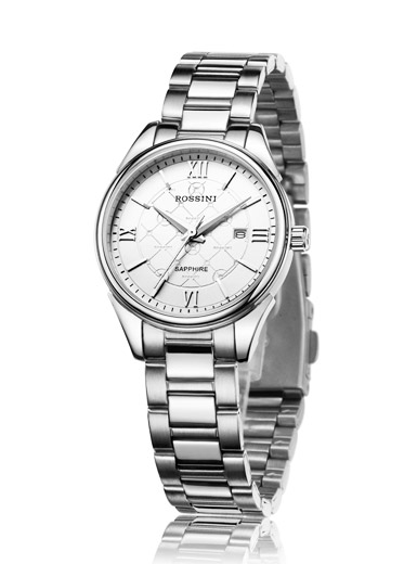 The new sapphire crystal Stainless steel / leather belt quartz female form The new sapphire crystal Stainless steel / leather belt quartz female form