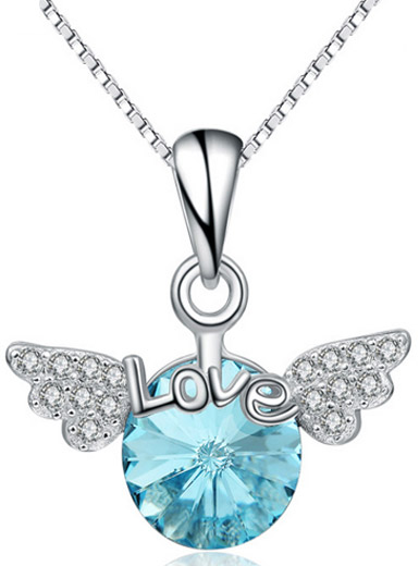 European and American new angel wings Choi Po crystal fashion exquisite pendants European and American new angel wings Choi Po crystal fashion exquisite pendants