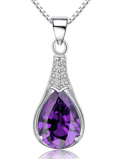 Amethyst micro-set high-end quality pendant Amethyst micro-set high-end quality pendant