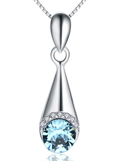 925 sterling silver high-quality Korean version of the micro-crystal pendant 925 sterling silver high-quality Korean version of the micro-crystal pendant