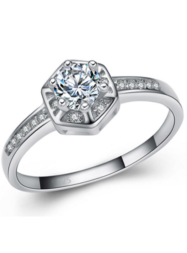 S925 sterling silver high-end custom wedding ring S925 sterling silver high-end custom wedding ring