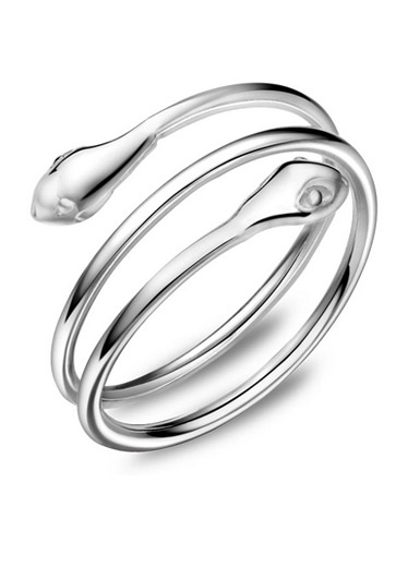 S925 sterling silver creative snake multi-ring ring S925 sterling silver creative snake multi-ring ring