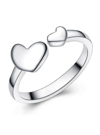 S925 sterling silver loving couple couples open rings are rings S925 sterling silver loving couple couples open rings are rings