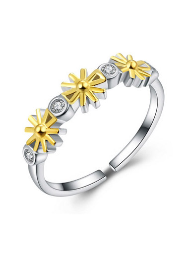 925 sterling silver micro-set five-pointed star Korean version of the ring 925 sterling silver micro-set five-pointed star Korean version of the ring