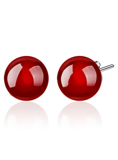 Natural red agate earrings Natural red agate earrings
