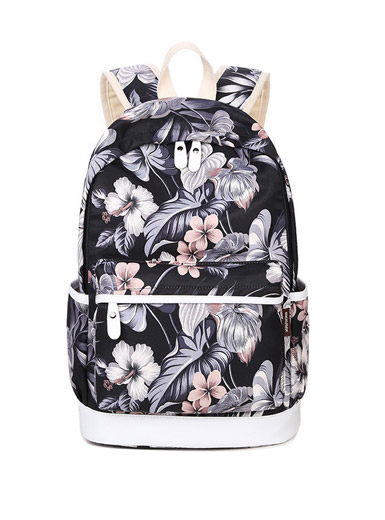 Korean version of the printing tide leisure backpack