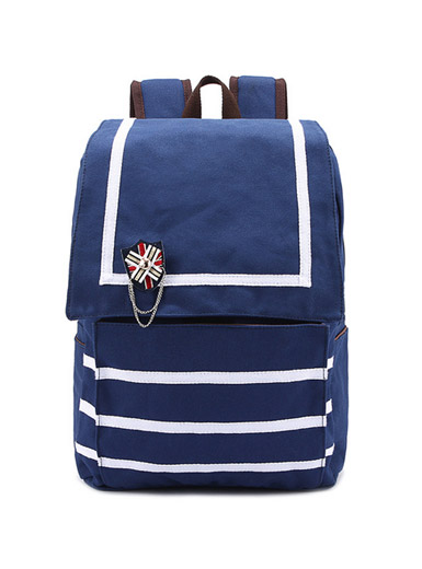 The new Navy style trend schoolbag travel bag
