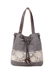 Canvas fashion printing leisure shoulder bag