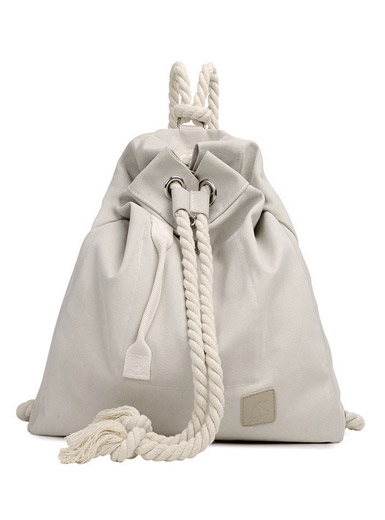 Fashion wild new small Department of the new literature and art beam canvas rope backpack Fashion wild new small Department of the new literature and art beam canvas rope backpack