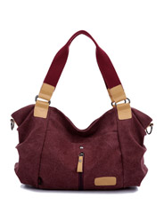 New canvas leisure hit color handbag shoulder bag