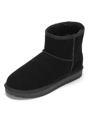 Daphne new comfortable flat-bottomed fashion frosted snow boots