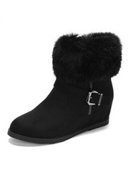 Daphne winter fashion buckle snow boots