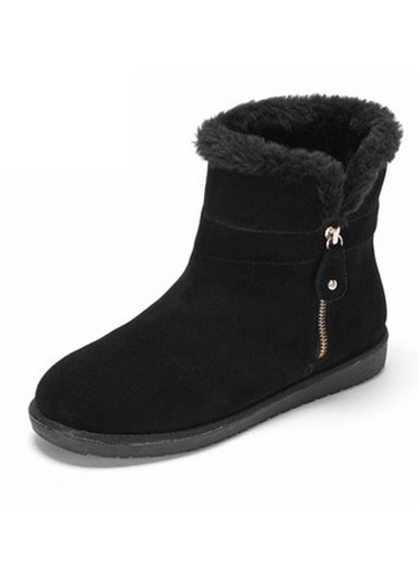 Daphne Winter comfortable comfortable round head frosted plush snow boots Daphne Winter comfortable comfortable round head frosted plush snow boots