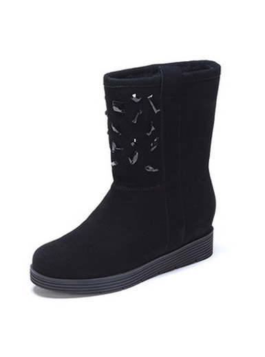 Daphne winter increased in the high fashion leather snow boots snow Daphne winter increased in the high fashion leather snow boots snow