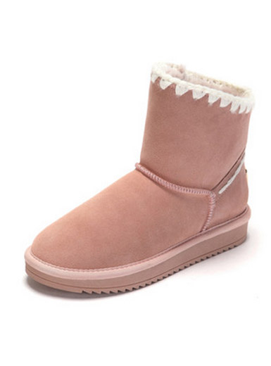 Daphne winter new suede flat lace snow boots Daphne winter new suede flat lace snow boots