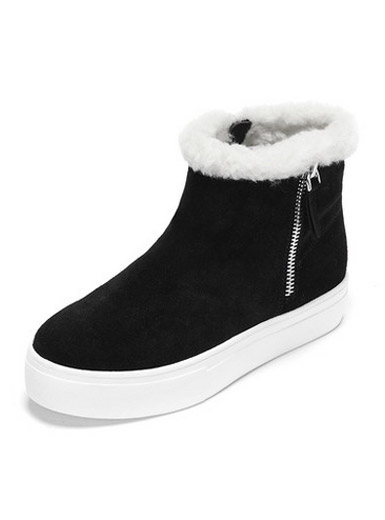 Daphne winter new flat comfortable casual plush snow boots
