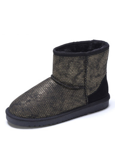 Daphne winter comfortable flat snow boots