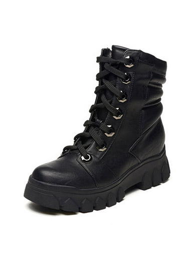 Daphne casual shoes fashion tide round head with a loose bottom Martin boots Daphne casual shoes fashion tide round head with a loose bottom Martin boots