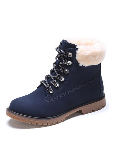 Daphne wild casual Martin boots comfortable plush collars lace boots Daphne wild casual Martin boots comfortable plush collars lace boots