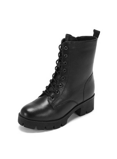 Daphne comfortable cowhide wild lace with thick base Martin boots Daphne comfortable cowhide wild lace with thick base Martin boots