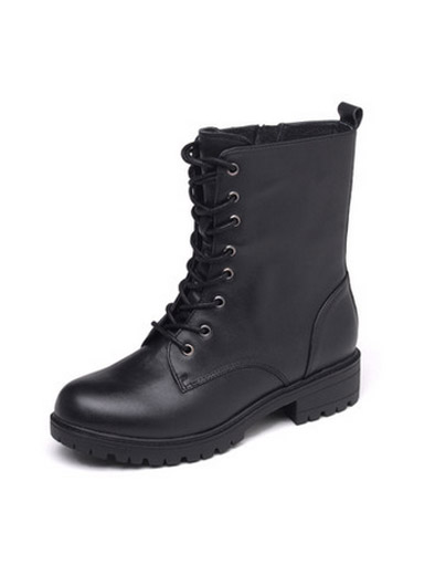 Daphne Comfort cowhide thick with round head fashion with Martin boots Daphne Comfort cowhide thick with round head fashion with Martin boots