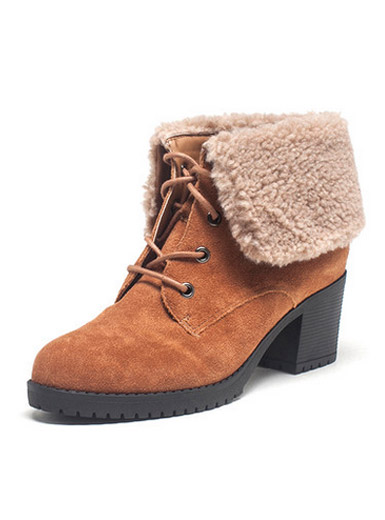 Daphne winter cashmere suede high - heeled fur short female cotton boots