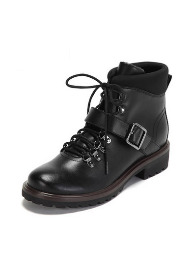 Daphne new retro round with the side with thick fashion boots with boots Daphne new retro round with the side with thick fashion boots with boots