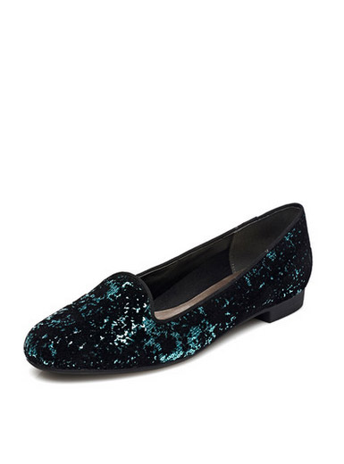 Daphne casual round head sequins in the mouth with solid color square feet with a single shoe Daphne casual round head sequins in the mouth with solid color square feet with a single shoe