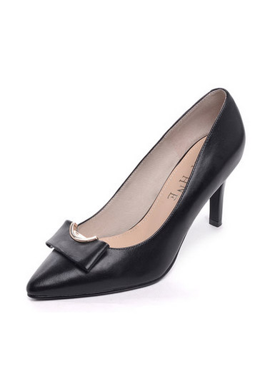 Daphne new leather pointed high-heeled commuter shallow mouth women's singles shoes Daphne new leather pointed high-heeled commuter shallow mouth women's singles shoes