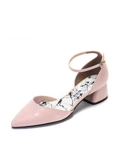 Daphne spring and summer sweet Mary Jane shoes fashion pointed word buckle shallow mouth thick with sandals Daphne spring and summer sweet Mary Jane shoes fashion pointed word buckle shallow mouth thick with sandals