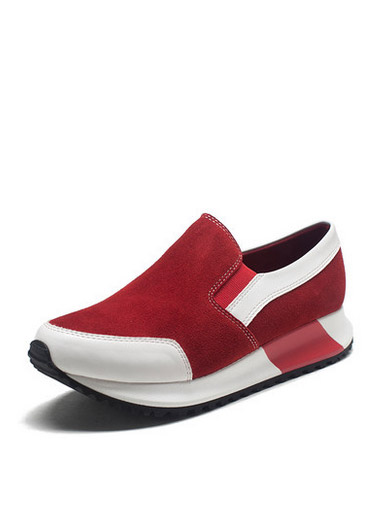 Daphne authentic leisure Le Fu thick flat bottom loose cake women's shoes Daphne authentic leisure Le Fu thick flat bottom loose cake women's shoes