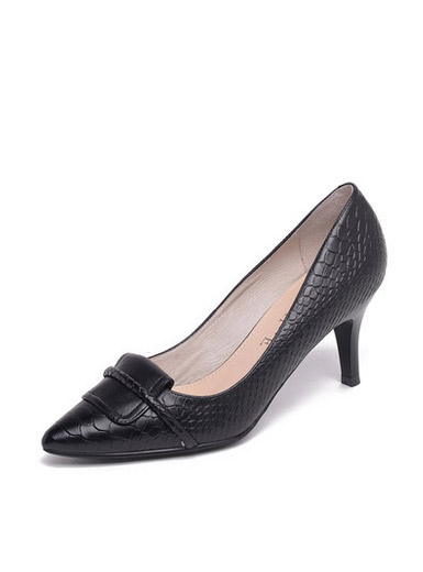 Daphne Serpentine shallow mouth women's singles leather pointed high heels Daphne Serpentine shallow mouth women's singles leather pointed high heels